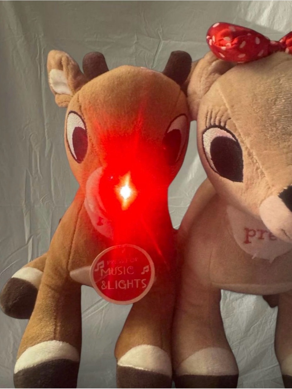 Lot Of 2 Rudolph Reindeer & Clarice Plush Lights
Music
Christmas Xmas Holiday - Picture 5 of 5